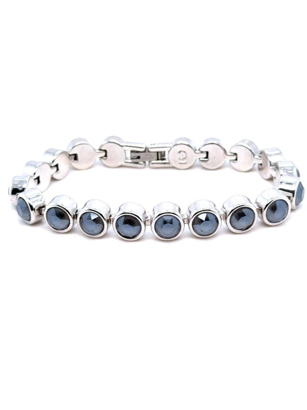 Touchstone Crystal Gray Beads Bracelet